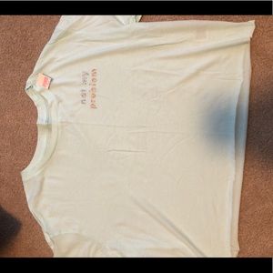 teal shirt from pink, never worn, tags on